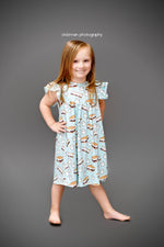Smores Milk Silk Flutter Dress - Great Lakes Kids Apparel LLC