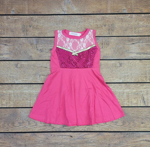 Pink Ice Queen Inspired Dress - Great Lakes Kids Apparel LLC