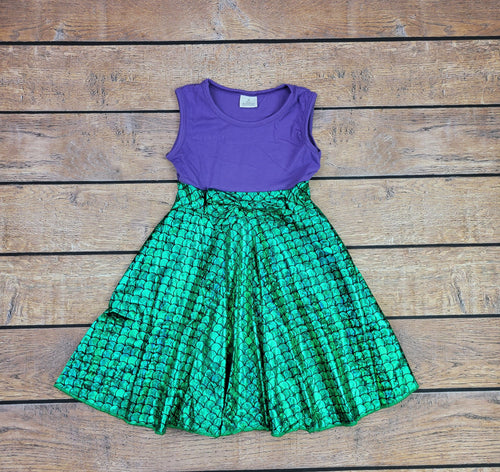 Magical Mermaid Inspired Dress - Great Lakes Kids Apparel LLC