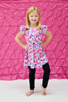 Paris Milk Silk Flutter Dress - Great Lakes Kids Apparel LLC