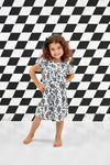 Racing Flag Milk Silk Flutter Dress - Great Lakes Kids Apparel LLC