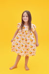 Bee Milk Silk Flutter Dress - Great Lakes Kids Apparel LLC
