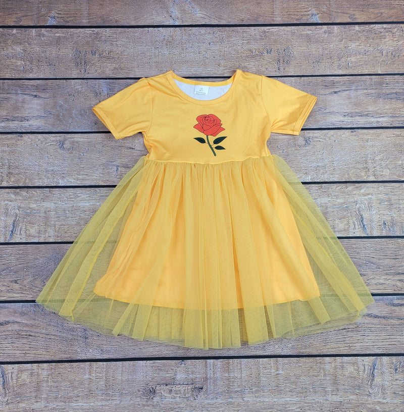 Belle Inspired Tutu Dress - Great Lakes Kids Apparel LLC