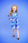 Princess Mermaids Long Sleeve Milk Silk Dress - Great Lakes Kids Apparel LLC