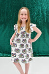 White Elephant Milk Silk Flutter Dress - Great Lakes Kids Apparel LLC