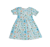 Insect Short Sleeve Milk Silk Dress - Great Lakes Kids Apparel LLC