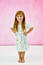 Insect Short Sleeve Milk Silk Dress - Great Lakes Kids Apparel LLC