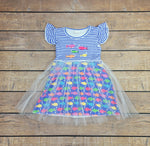 Fish Flutter Tutu Dress - Great Lakes Kids Apparel LLC