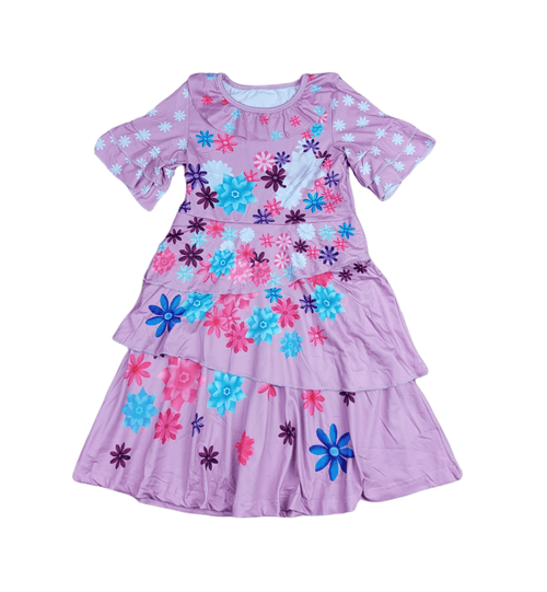 Flower Sister Milk Silk Dress - Great Lakes Kids Apparel LLC