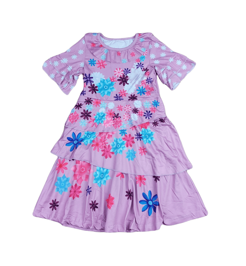 Flower Sister Milk Silk Dress - Great Lakes Kids Apparel LLC
