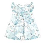 Midnight Princess Milk Silk Flutter Dress - Great Lakes Kids Apparel LLC