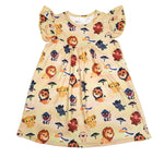 Lion King Inspired Milk Silk Flutter Dress - Great Lakes Kids Apparel LLC