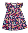 Butterfly Milk Silk Flutter Dress - Great Lakes Kids Apparel LLC
