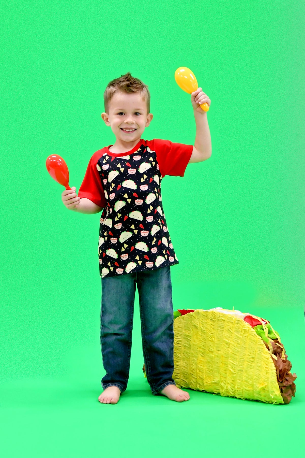 Taco Milk Silk Raglan - Great Lakes Kids Apparel LLC