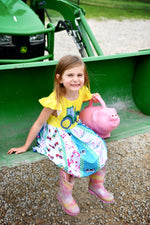 Farm Life Flutter Dress - Great Lakes Kids Apparel LLC