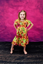 Wild and Free Long Milk Silk Dress - Great Lakes Kids Apparel LLC