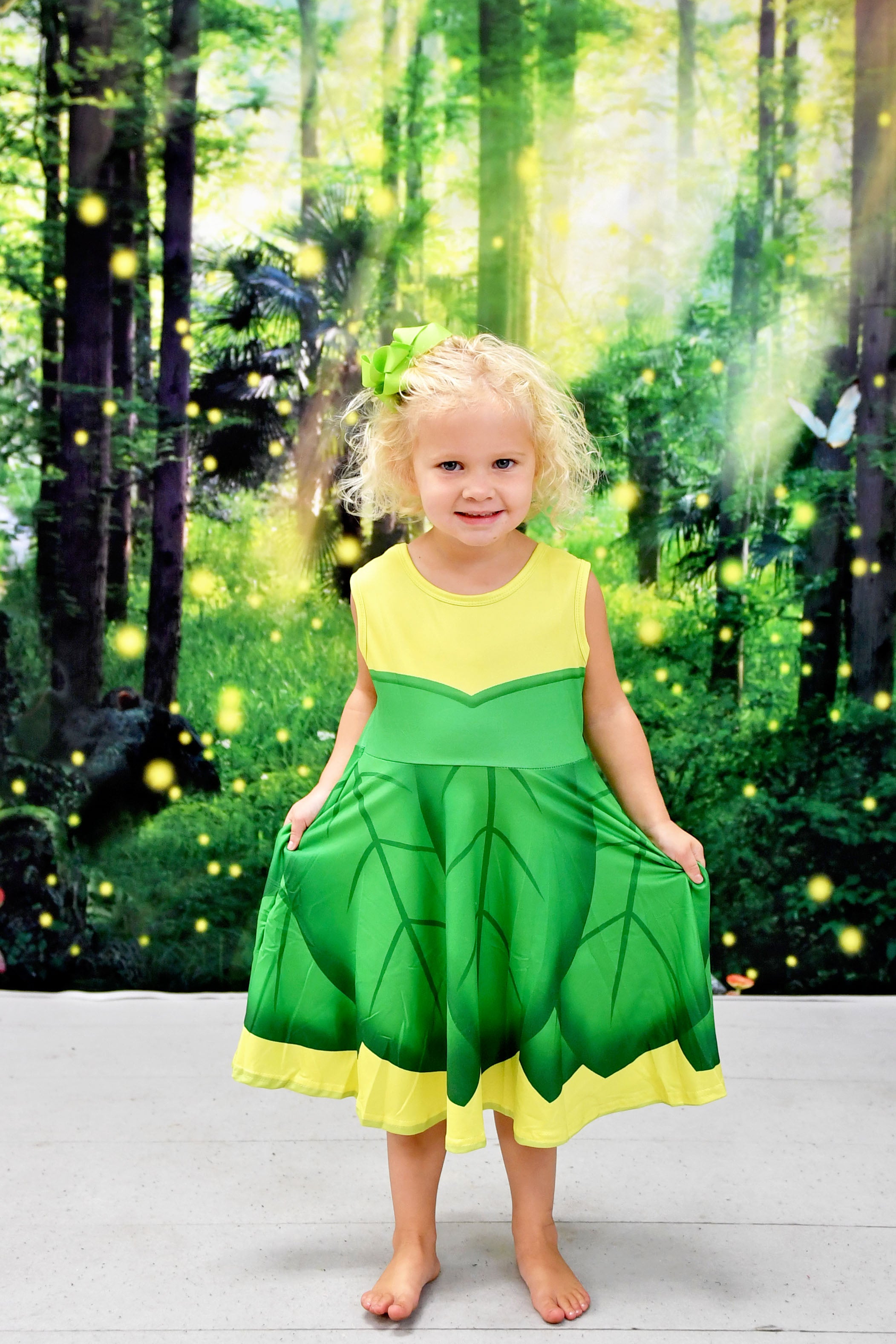 Tink Inspired Milk Silk Tank Dress 4T Tink Inspired Milk Silk Tank Dress 4T