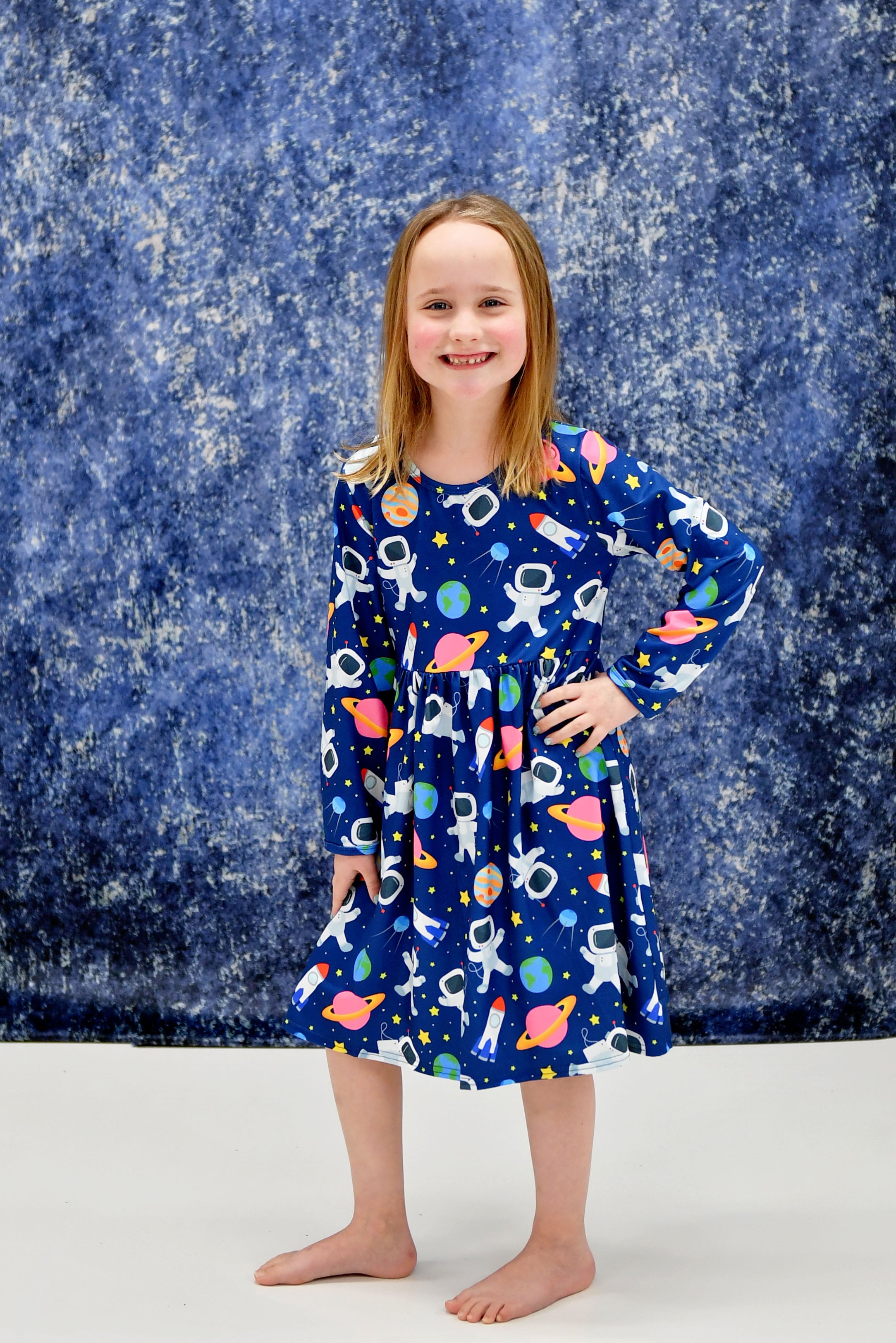 space silk dress Fendy Space silk frock