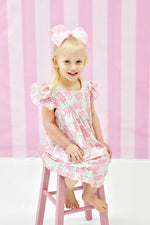 Frosted Cookie Milk Silk Flutter Dress - Great Lakes Kids Apparel LLC
