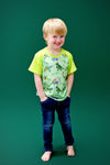 Lucky Dino Milk Silk Raglan - Great Lakes Kids Apparel LLC