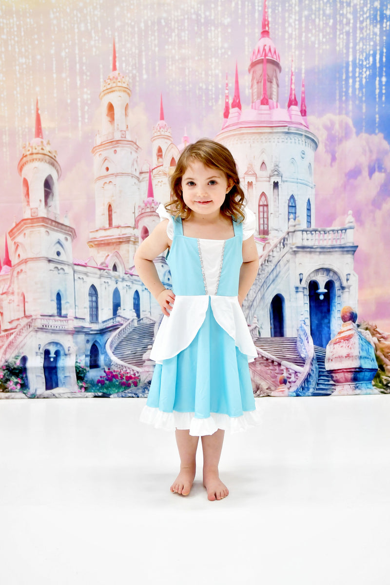 milk silk disney dresses Girls Disney cruise dress Summer Short Sleeve Milk Silk Twirl Dress