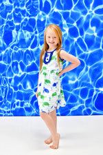 Sea Turtle Milk Silk Tank Dress - Great Lakes Kids Apparel LLC