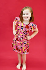 I See The Light Milk Silk Flutter Dress - Great Lakes Kids Apparel LLC