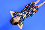 Use Your Imagination Short Sleeve Milk Silk Dress - Great Lakes Kids Apparel LLC