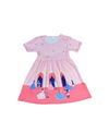 Princess Ball Short Sleeve Milk Silk Dress - Great Lakes Kids Apparel LLC